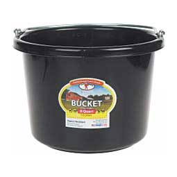 8 qt. Black Plastic Bucket