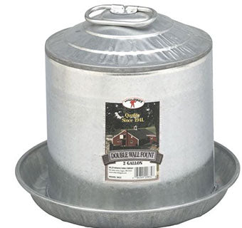 Steel Poultry Double Wall Fount