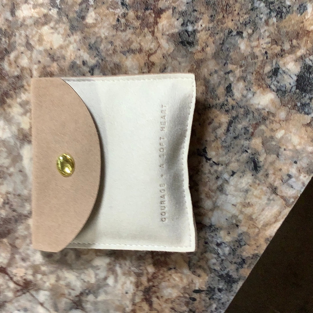 Courage & a soft heart earring set