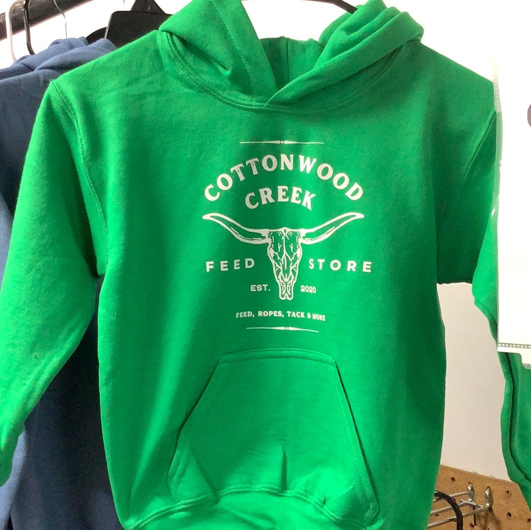 Green CC Youth Hoodie