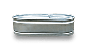 Steel Water Tank 2'W x 4'L x 1'H