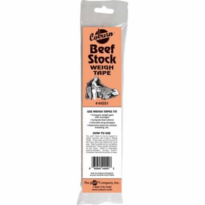 Beef Stock Weigh Tape