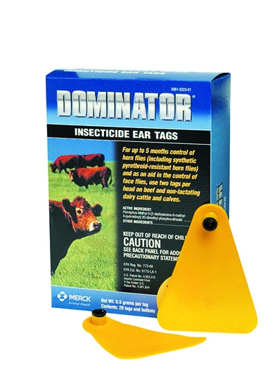 Dominator Insecticide Cattle Ear Tags