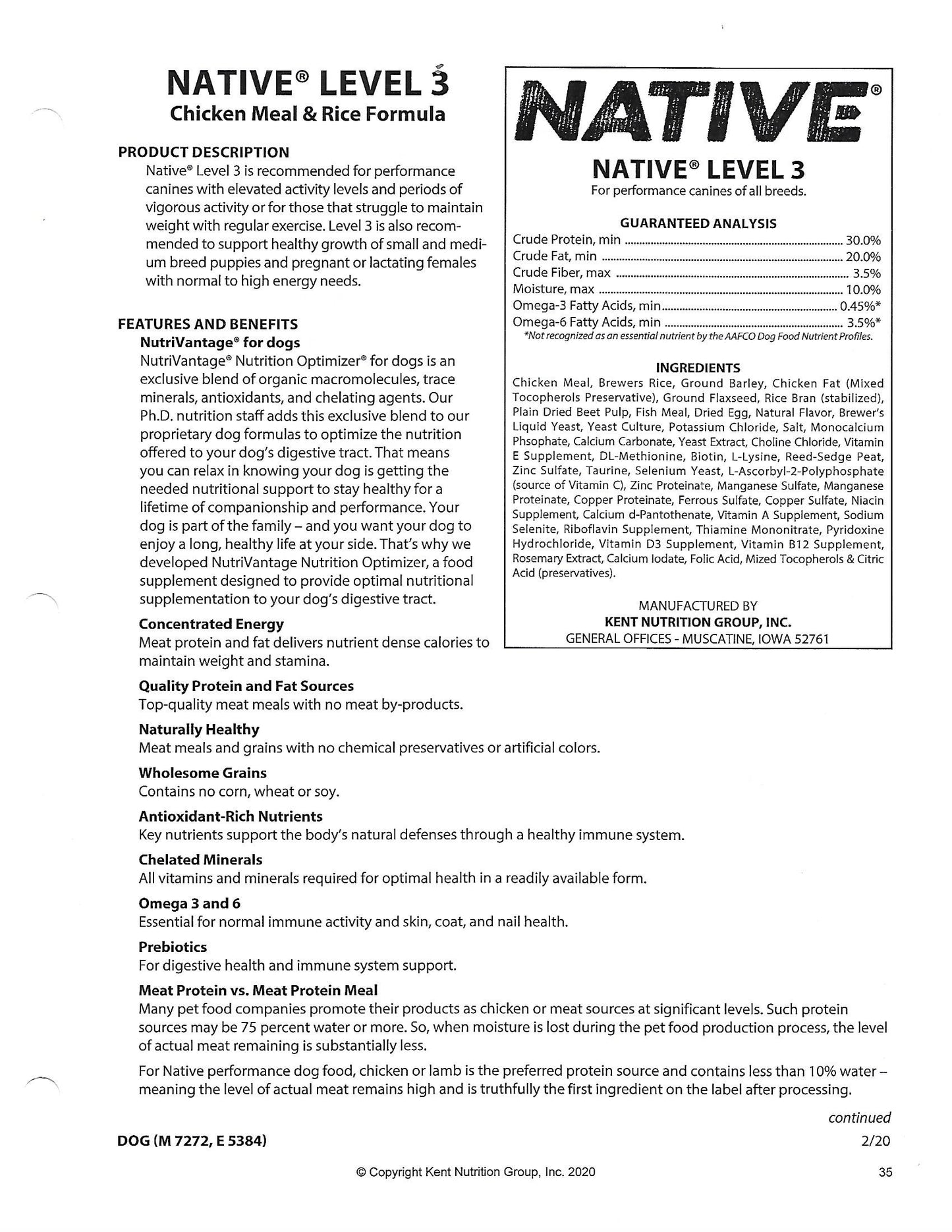 Native Level 3