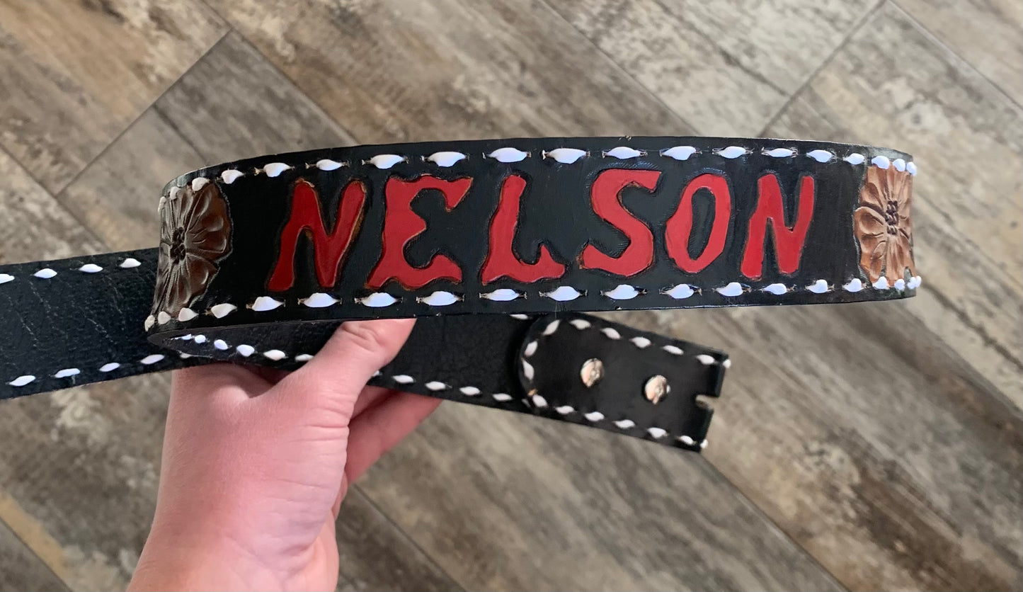 Custom Belt Sample