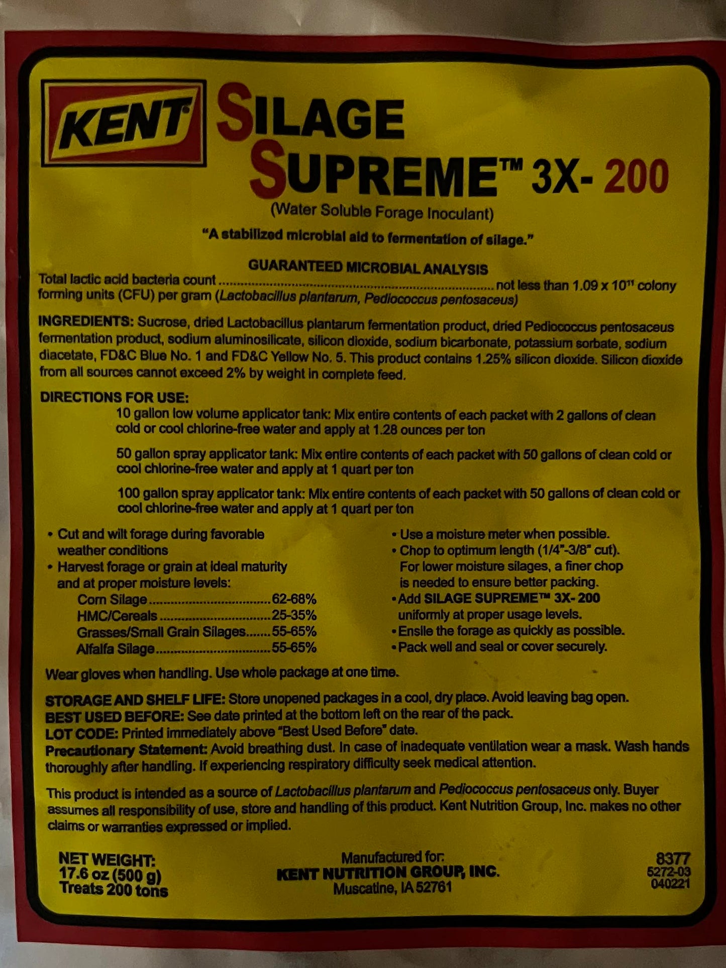 Silage Supreme 200