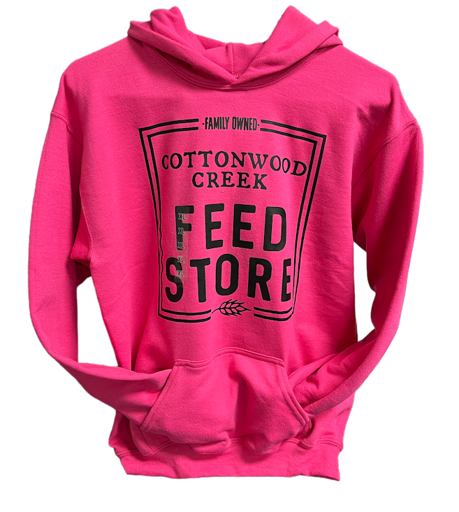 Cottonwood Creek Youth Pink Hoodie