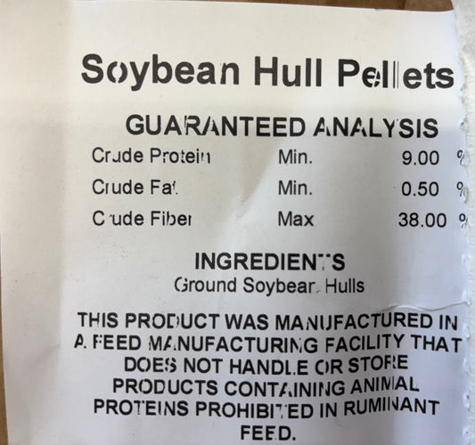 CCFS Soy Hull Pellets