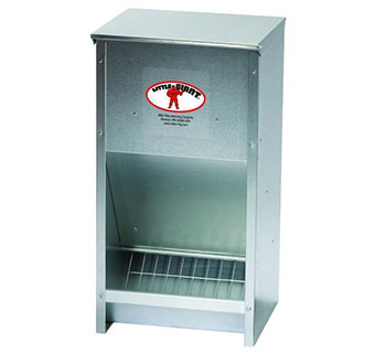 High Capacity Galvanized Poultry Feeder