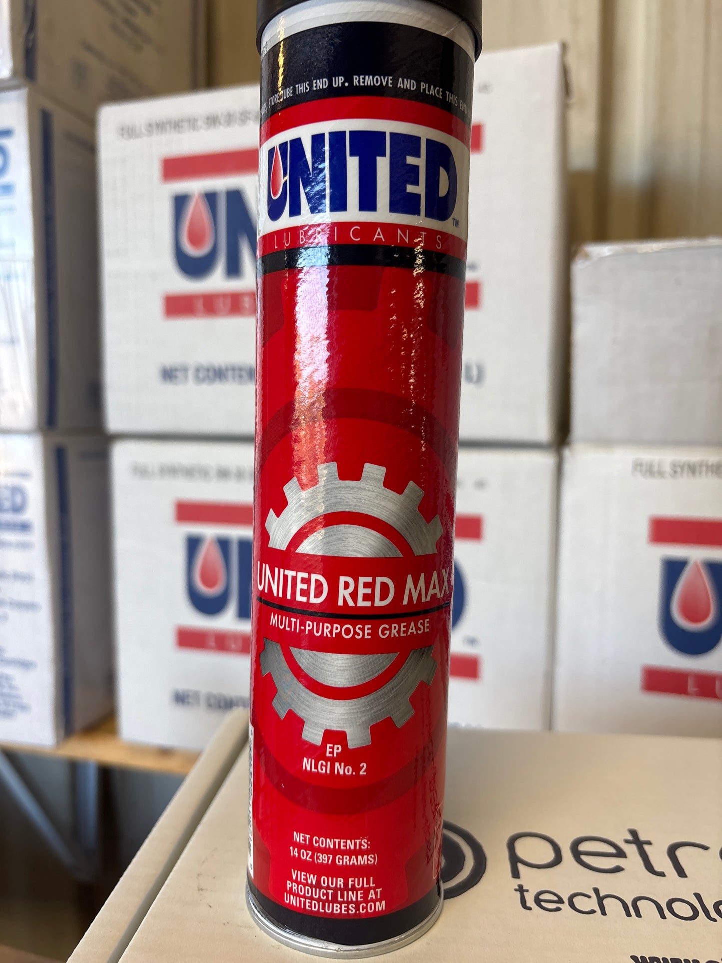 United Red Max High Temp Grease - 14oz.