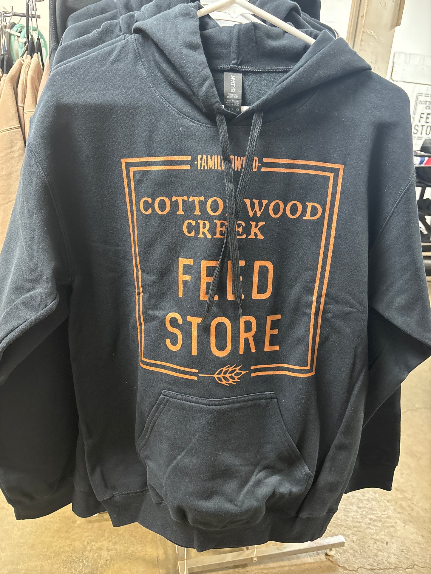 CC Feed Store Hoodie Sweatshirt - Gildan Black