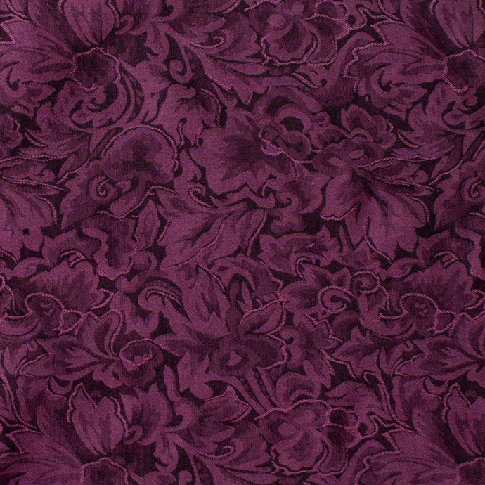 34.5'' Baroque Blackberry Silk Scarf