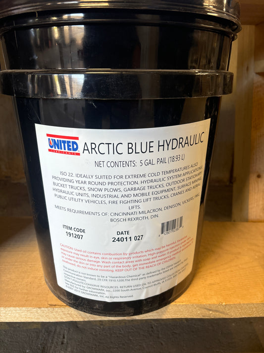 United Arctic Blue Hydraulic Oil ISO 22