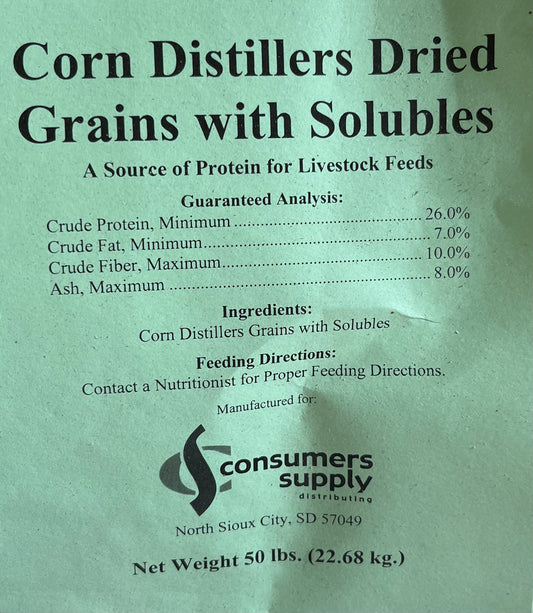Corn Distillers Dried Grains With Solubles