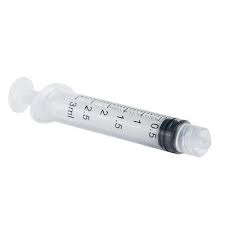 3cc Luer Lock Syringe w/o Needle