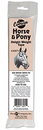 Horse & Pony Weigh Tape