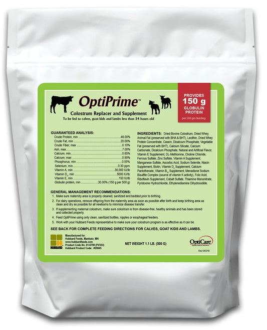 OptiPrime Colostrum Replacer and Supplement
