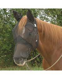 Quiet Ride Fly Mask Long Nose With Ears